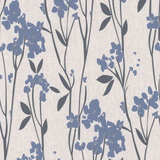 Blue gray floral wallpaper leaves - floral wallpaper free wallpaper