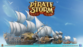 Pirate ship ocean banner pirate - a pirate free wallpaper