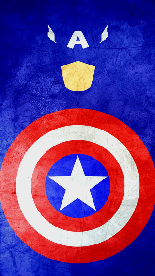 Captain america star painting milky - marvel free wallpaper for mobile