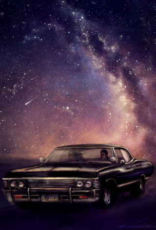 Car galaxy sky stars man - sky free wallpaper for mobile