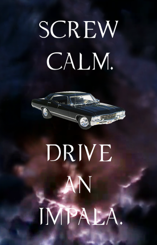 Screw calm drive impala lightning - dean roger free wallpaper for mobile