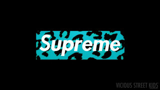 Suprematism supreme sticker blue black - supreme free wallpaper for desktop