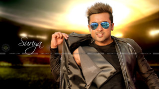 Man sunglasses jacket stadium sunset - holding free wallpaper for desktop