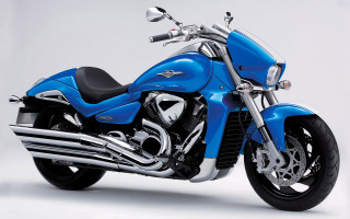 Blue motorcycle white background black 2 - airbrush free wallpaper