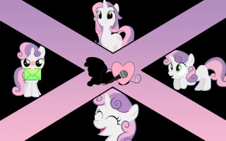 Pinkie ponies pink ribbon green - a pink ribbon free wallpaper