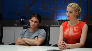 Man woman office table computer - institutional free wallpaper