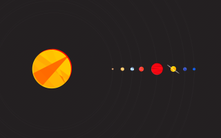 Solar system eight planets star 3 - buckminster fuller free wallpaper