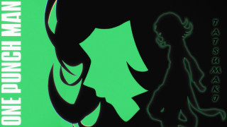 Green poster woman profile man - the bottom free wallpaper for desktop