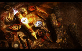 Tools flashlight fantasy artgear magiccircle - brom free wallpaper for desktop