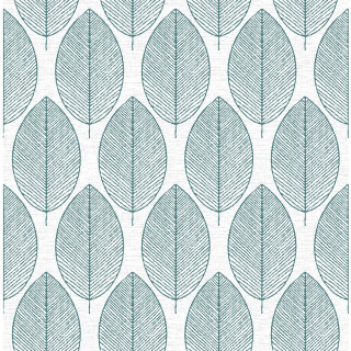 Blue white leaf pattern fence - a screenprint free wallpaper for tablet