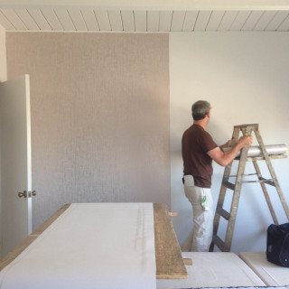 Man painting wall ladder bedroom - david brewster free wallpaper for tablet