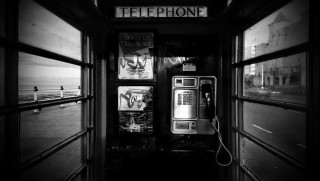 Telephone booth wall ground telephone - ashcan school free wallpaper for desktop