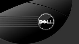 Dell logo black background stripe - a dell logo free wallpaper