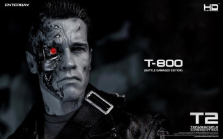 Bloody man red eye cybernetic - a black collar free wallpaper