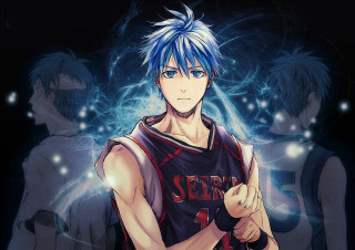 Blue hair basketball manga lightning - a basketball free wallpaper