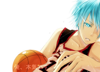 Man blue hair basketball red - a basketball ball free wallpaper
