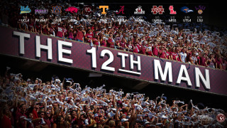 Crowd stadium banner 12th man - a banner free wallpaper
