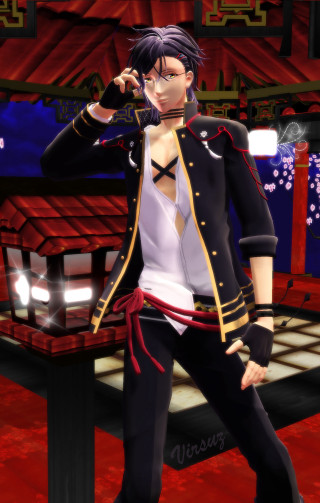 Man black white red carpet - vivid free wallpaper