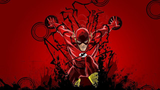Man red costume red background - a red costume free wallpaper