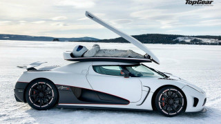 White sports car surfboard snow - adam szentpétery free wallpaper