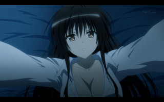 Girl longhair white shirt dark - the dark free wallpaper