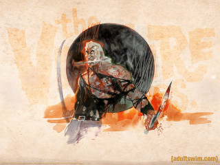 Man sword helmet painting warrior - his head and a sword free wallpaper