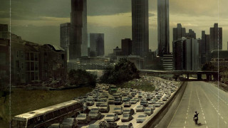 City traffic tall buildings person - lot of traffic free wallpaper