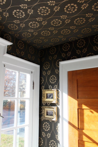 Flower vine wallpaper room door - a window free wallpaper for mobile