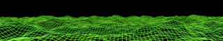 Green black wavy pattern shapes - c4d free wallpaper