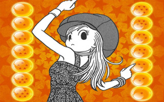 Girl hat dress arms up - sōsaku hanga free wallpaper for desktop