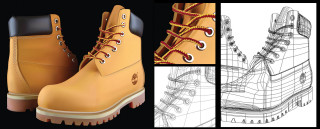 Yellow boots boat drawing side - a pair free wallpaper