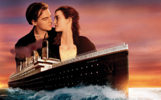 Man woman kissing cruise ship - drew struzan free wallpaper for desktop