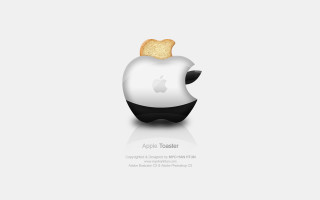 Apple logo bread caption apple - an apple logo free wallpaper