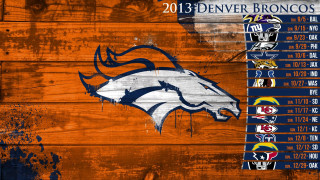 Wooden wall denver cowboys poster - a wooden wall free wallpaper
