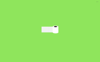 Toilet paper green background black - minimalist free wallpaper for desktop
