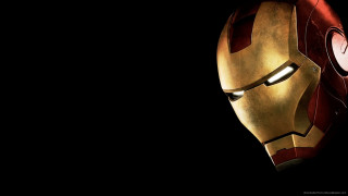 Iron man mask black background 2 - marvel comic free wallpaper