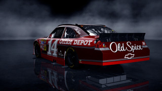 Red race car smoke old - old free wallpaper