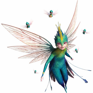 Fairy green wings body tail - character design free wallpaper for tablet