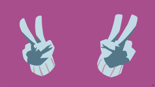 Fingers peace sign air couple - a bite free wallpaper