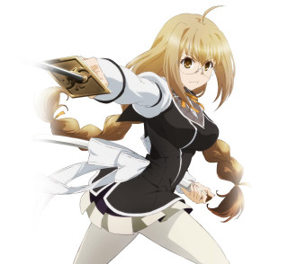 Woman black white outfit knife - rayonism free wallpaper for tablet