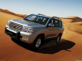 Silver toyota land cruiser desert - the desert free wallpaper