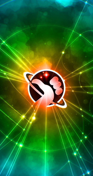 Colorful background black white object - light free wallpaper for mobile