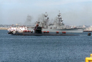 Large ship water smoke stacks 4 - stack free wallpaper