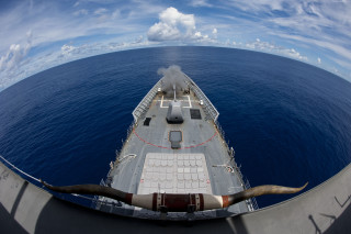 Large boat ocean long horn - wide angle len free wallpaper