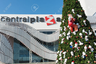 Christmas tree centralia shopping santa - arthouse free wallpaper