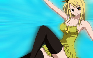 Yellow dress water sitting anime - a yellow dress free wallpaper
