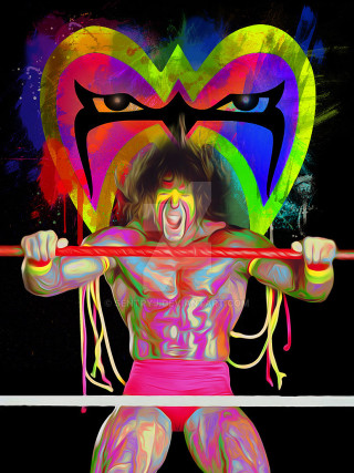 Colorful face man barbell heart - eddie mendoza free wallpaper for mobile