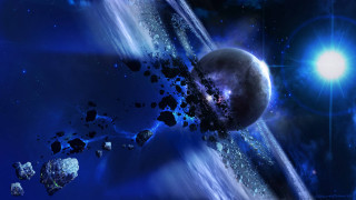 Space scene planet star background - the planet free wallpaper