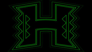 Green letter h black background - altichiero free wallpaper