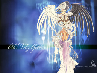Woman large white bird wings - dark fantasy art free wallpaper for desktop